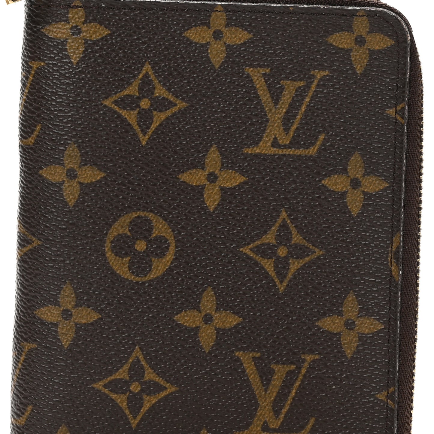 Monogram Zipped Passport Holder Wallet