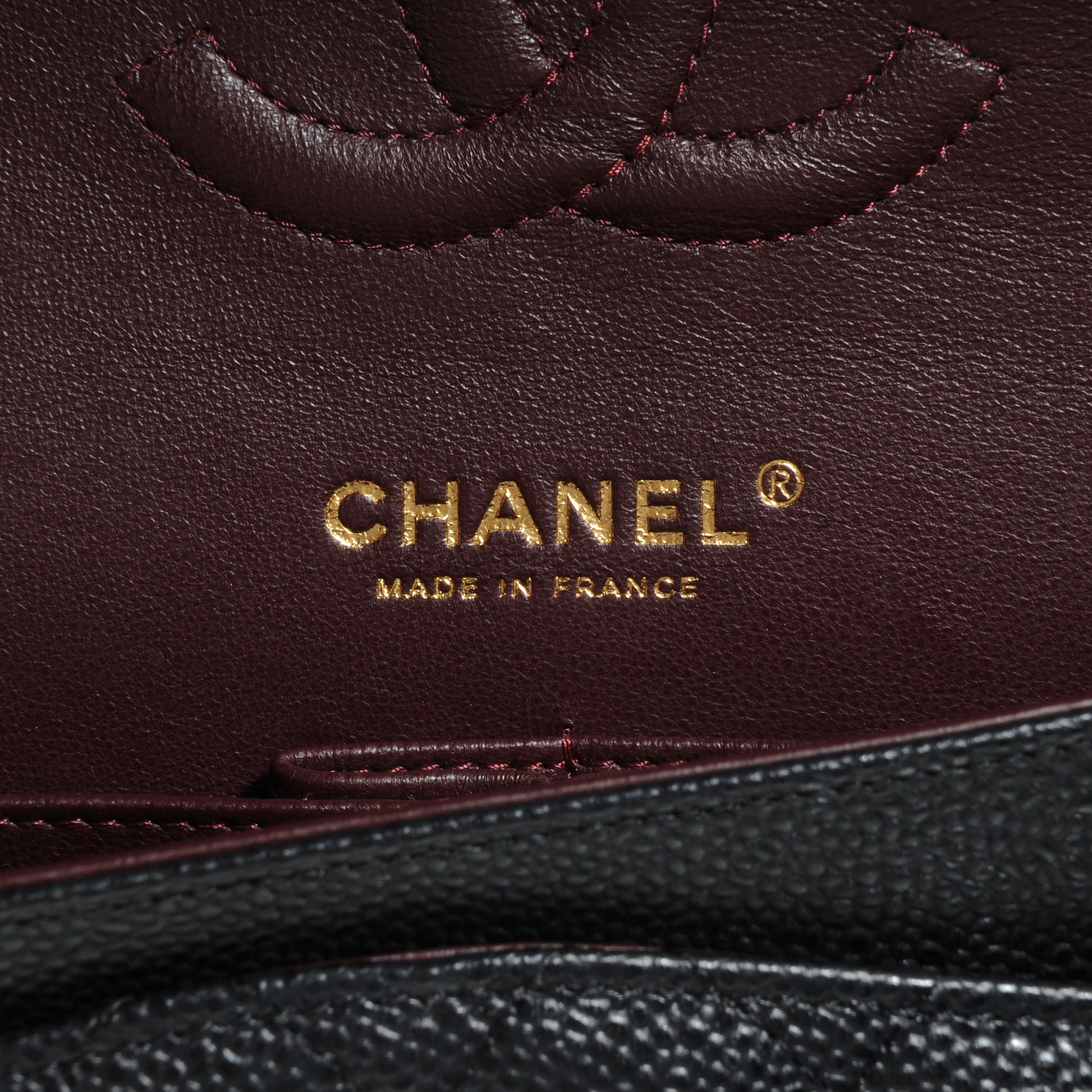 Chanel Caviar Quilted Medium Double Flap Black 7 of 9