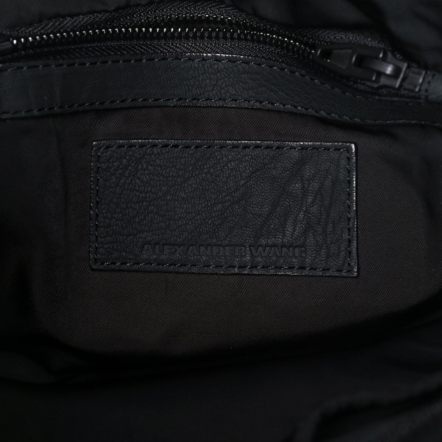 Pebbled Lambskin Rockie Black Iridescent Hardware