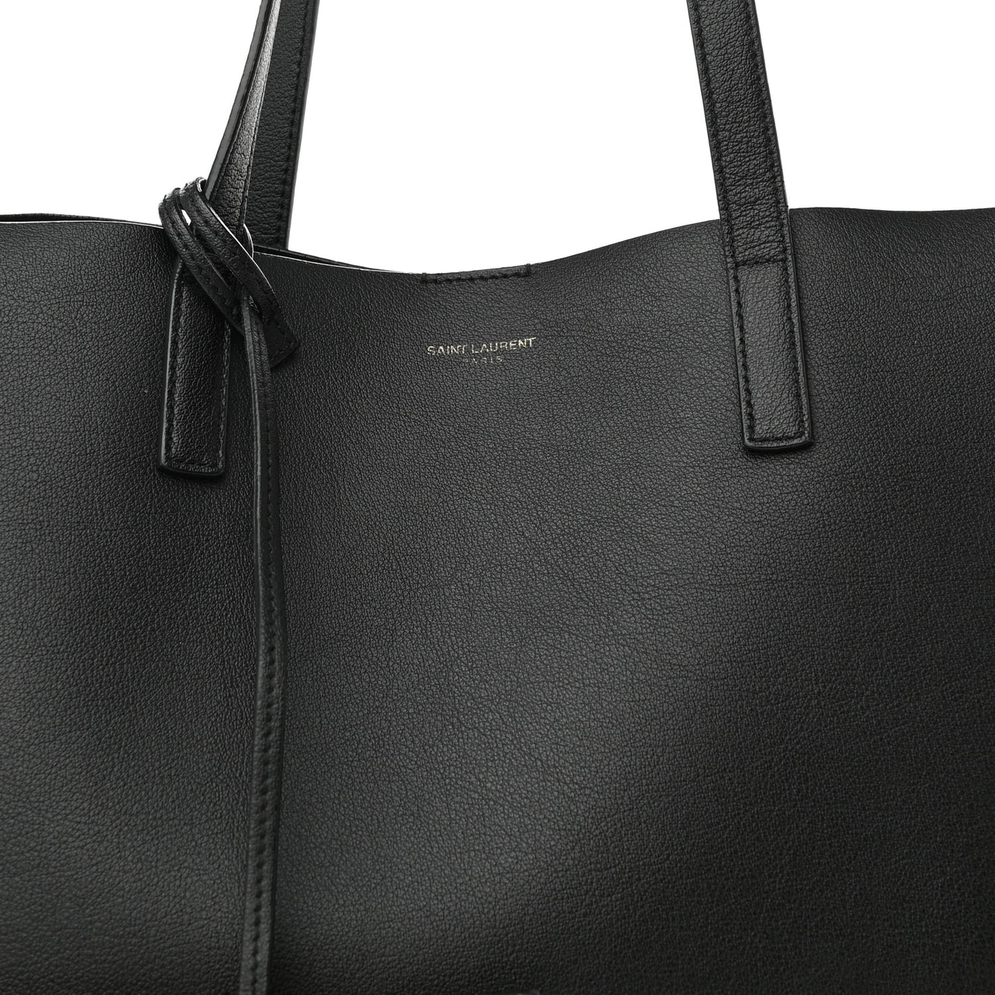 Calfskin Large Shopping Tote Black