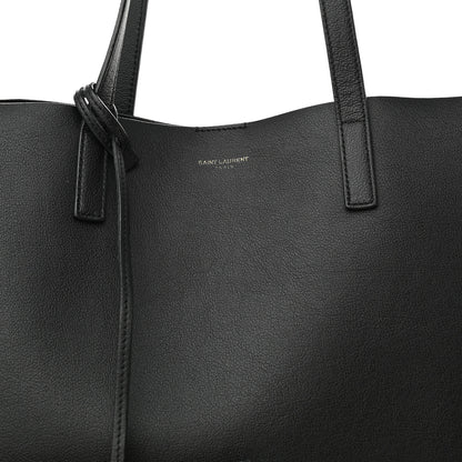 Saint Laurent Calfskin Large Shopping Tote Black 8 of 12