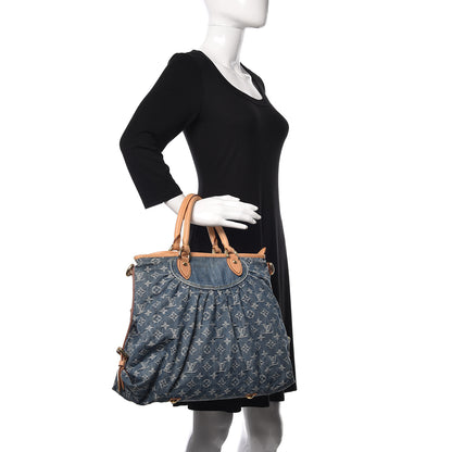 Louis Vuitton Denim Neo Cabby GM Blue 2 of 8