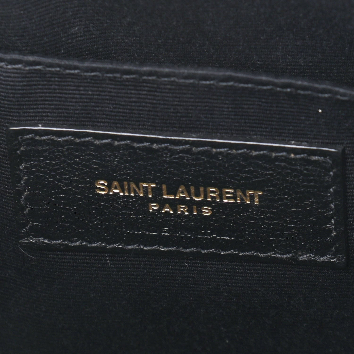 Saint Laurent Calfskin Matelasse Monogram Lou Camera Bag Black 6 of 11