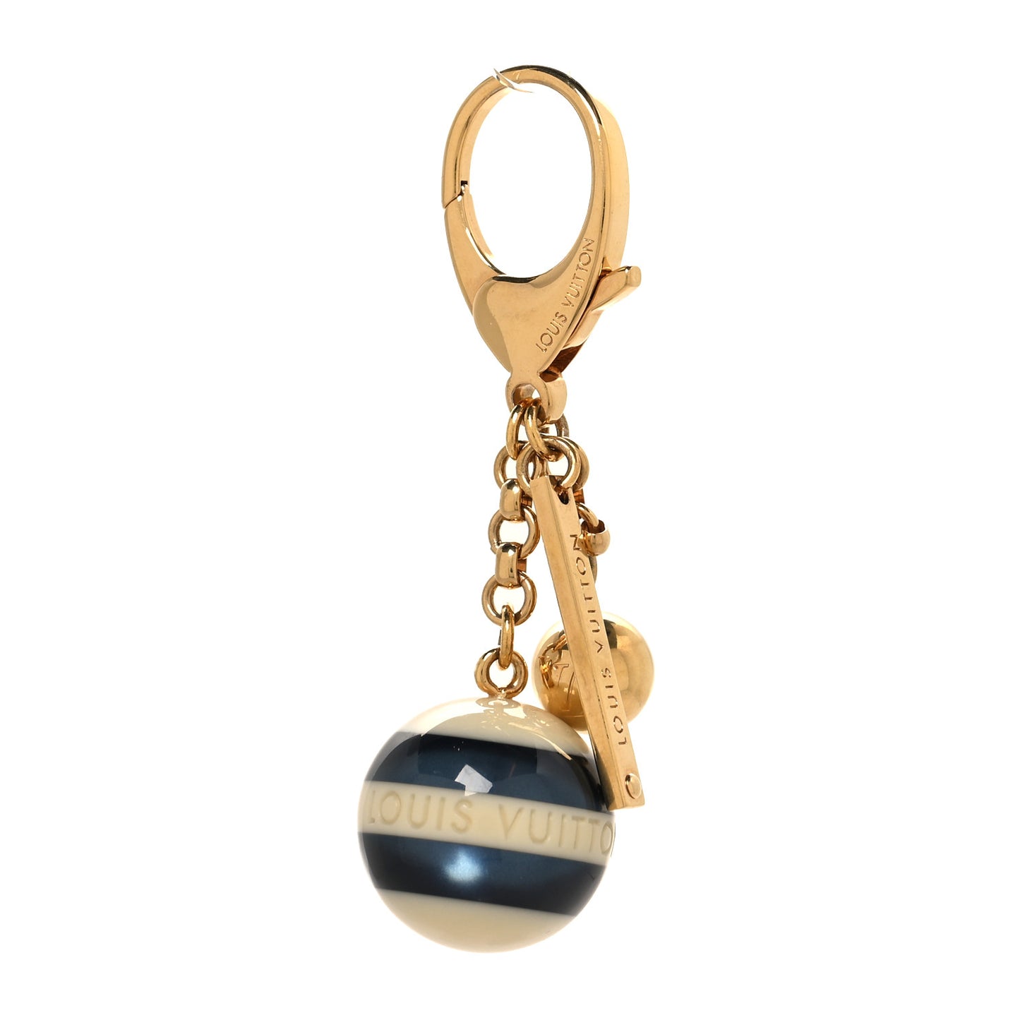 Mini Lin Croisette Bag Charm Blue