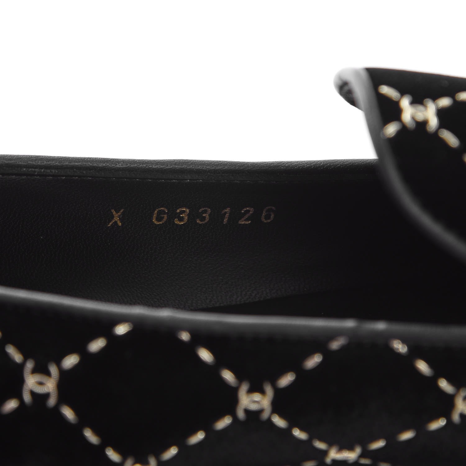 Chanel Velvet Moccasin Loafers 39.5 Black 8 of 9