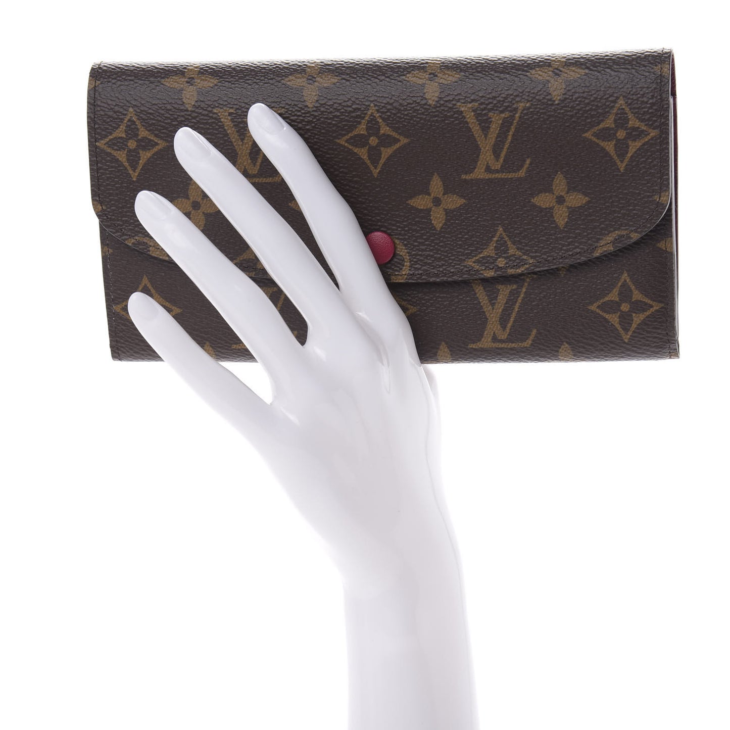 Monogram Emilie Wallet Red