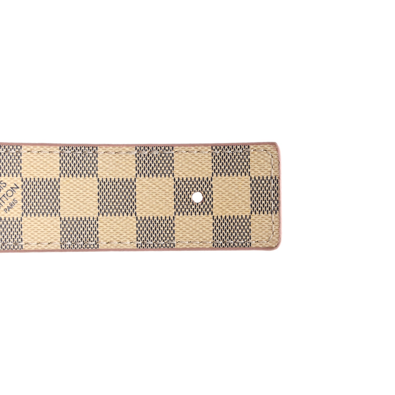 Louis Vuitton Damier Azur 30mm LV Initiales Reversible Belt 80 32 Pink 5 of 8