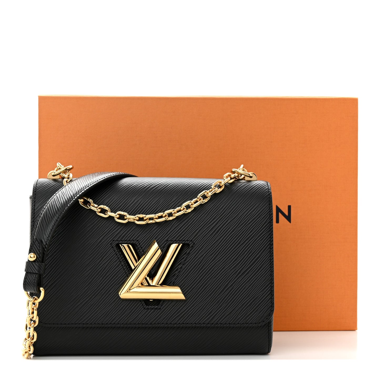 Epi Twist Shoulder Bag MM Black