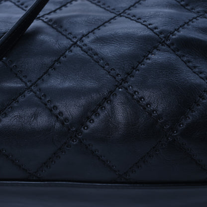 Chanel Calfskin Stitched Medium Retro Chain Tote Black 12 of 12