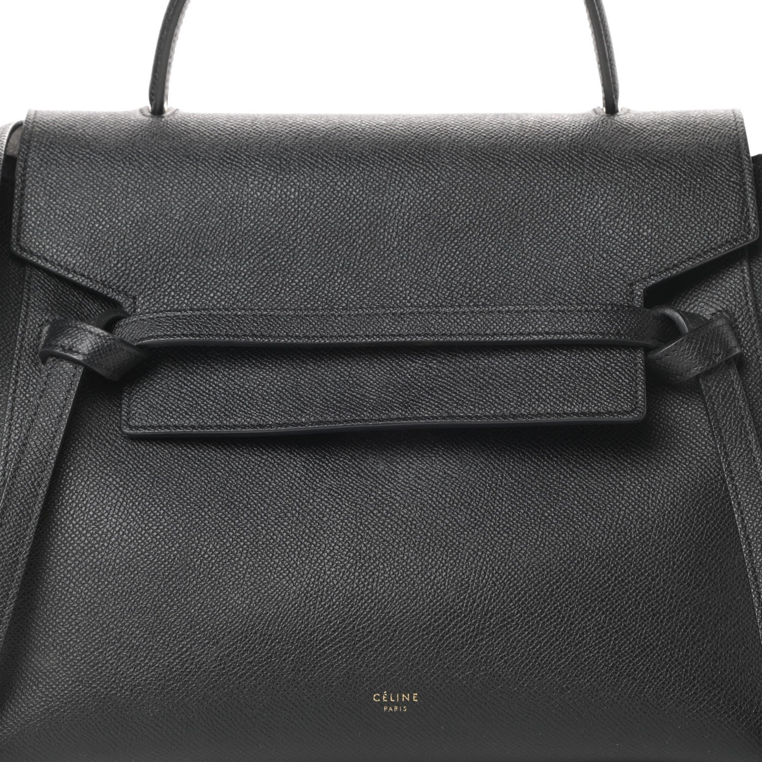 Celine Grained Calfskin Mini Belt Bag Black 9 of 11