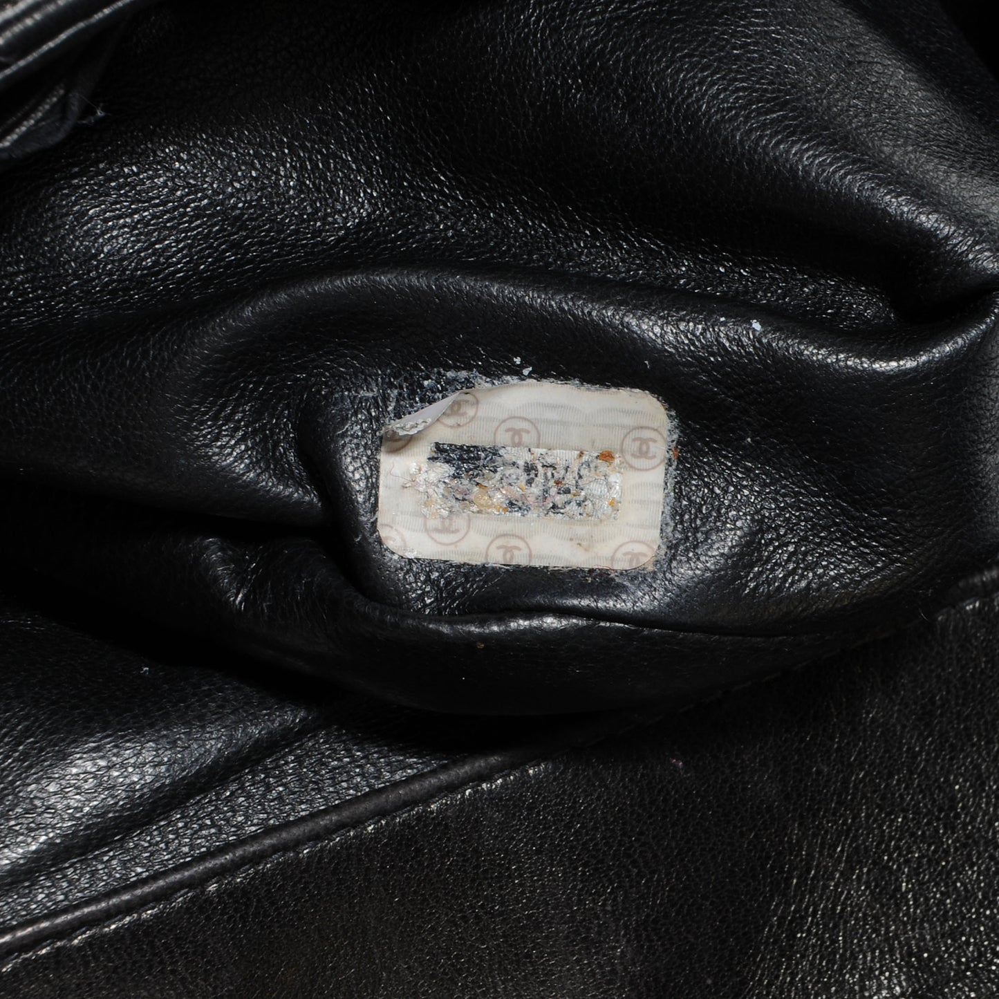 Lambskin Quilted Backpack Black
