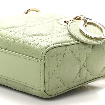 Christian Dior Lambskin Cannage Micro Lady D-Joy Peyote Green 11 of 11
