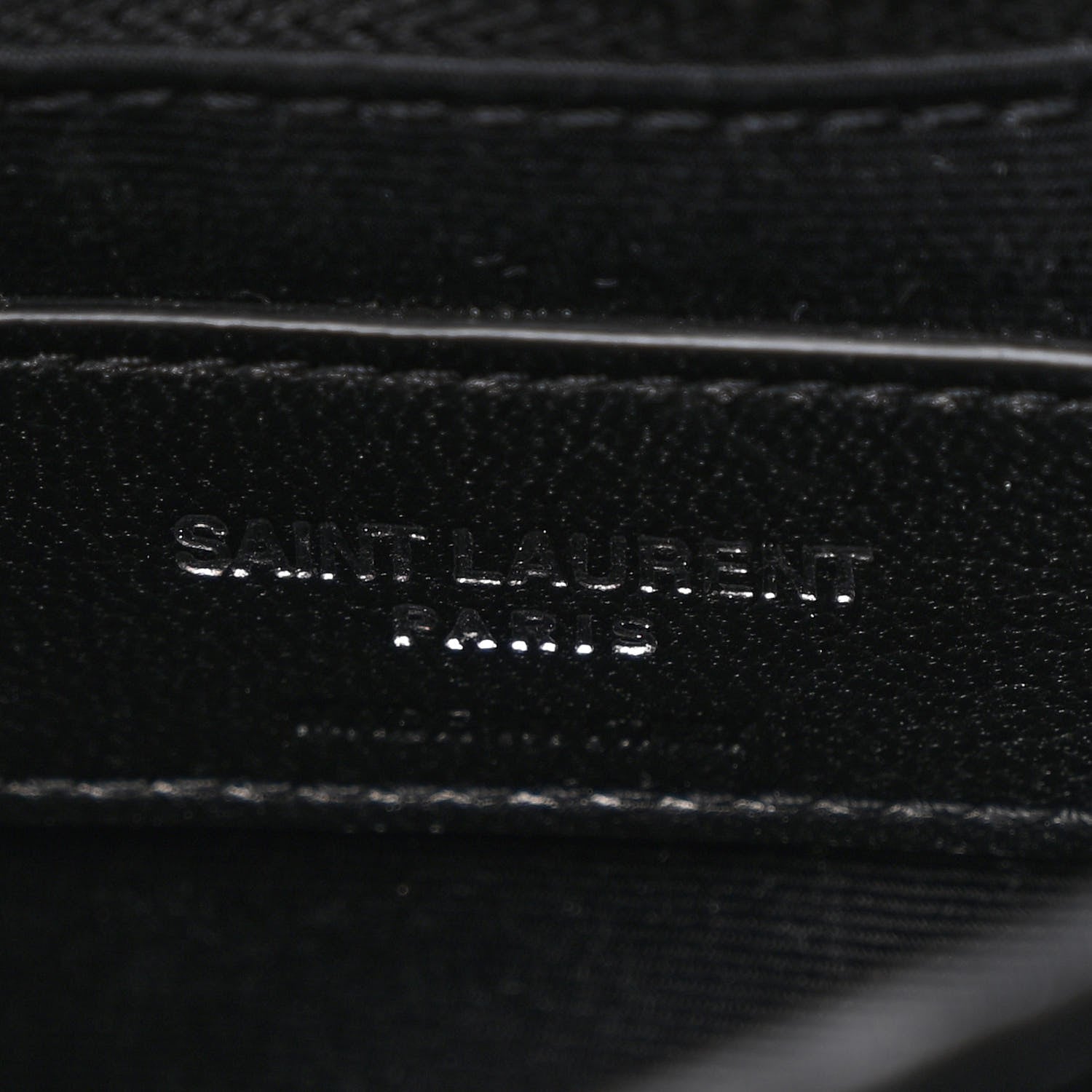 Saint Laurent Calfskin Y Quilted Monogram Toy Loulou Crossbody Bag Black 7 of 12