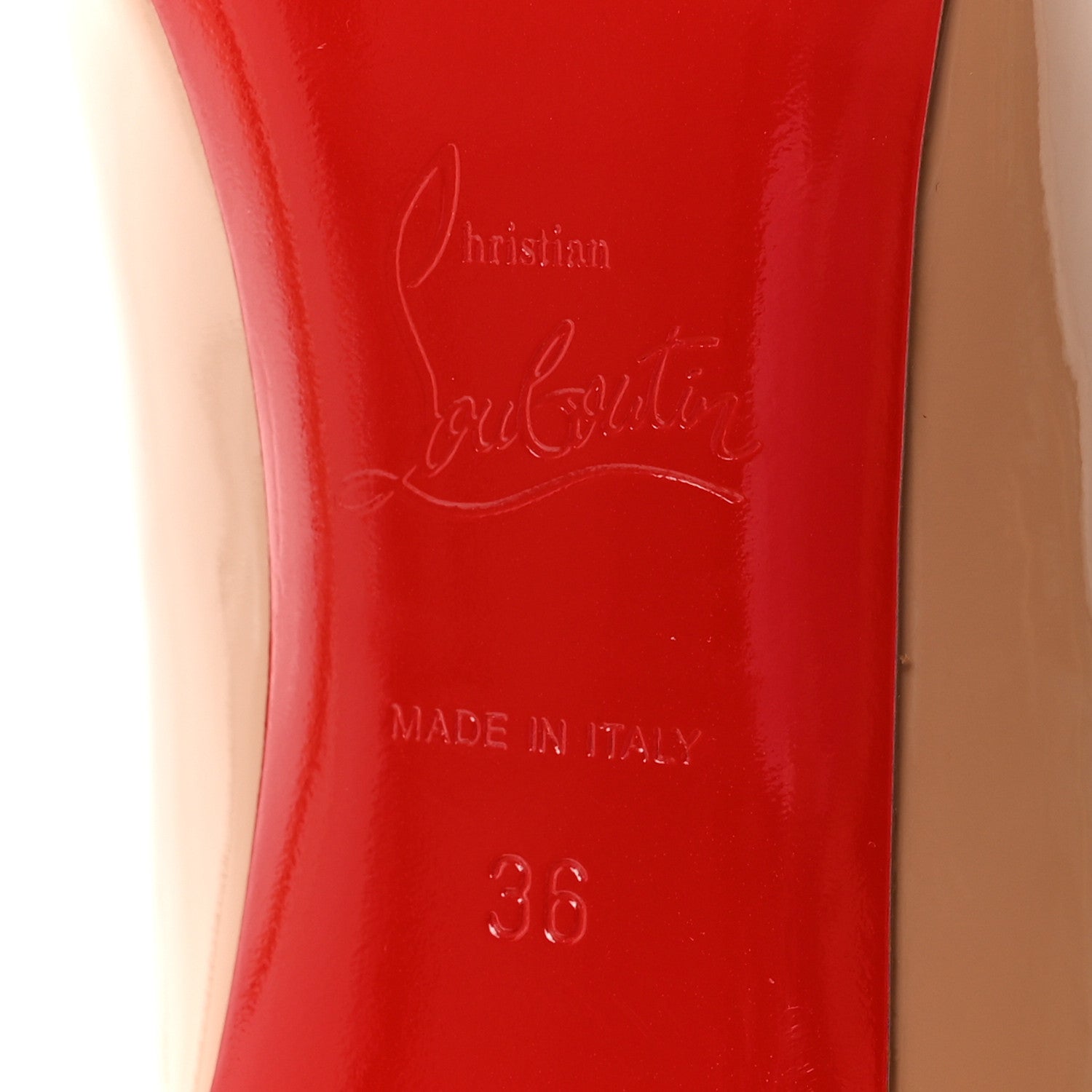 Christian Louboutin Patent So Kate 85 Pumps 36 Nude 7 of 8