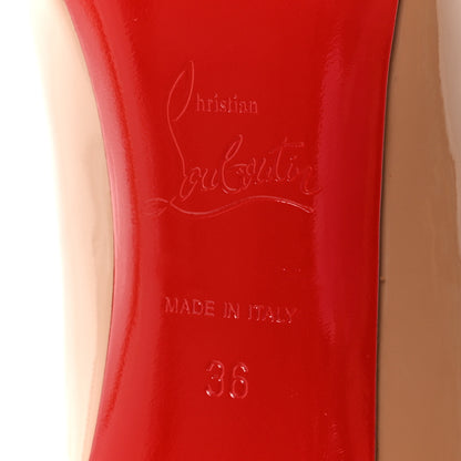 Christian Louboutin Patent So Kate 85 Pumps 36 Nude 7 of 8