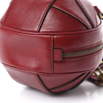 Gucci Piuma Lux Energy Mini Tifosa Basketball Shaped Shoulder Bag Romantic Cerise 7 of 10