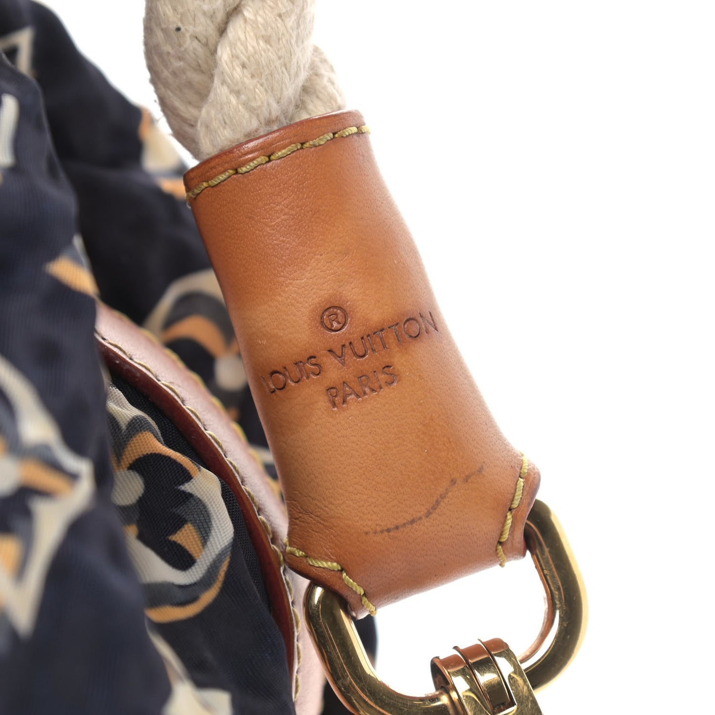 Canvas Monogram Cruise Bulles MM Navy