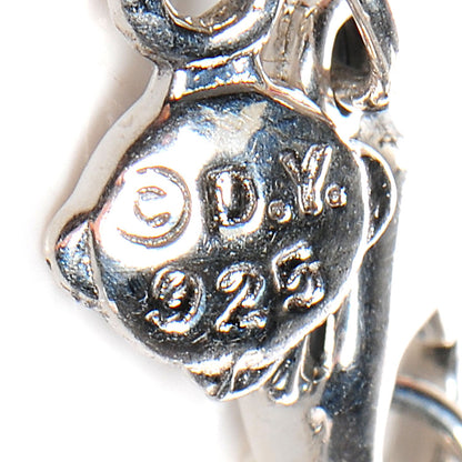 David Yurman Sterling silver Garnet Starburst Pendant Necklace 6 of 6