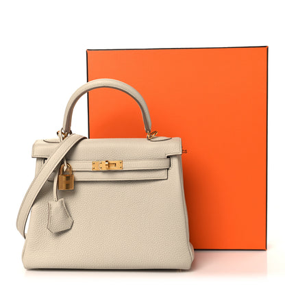 Hermes Togo Kelly Retourne 25 Beton 12 of 12