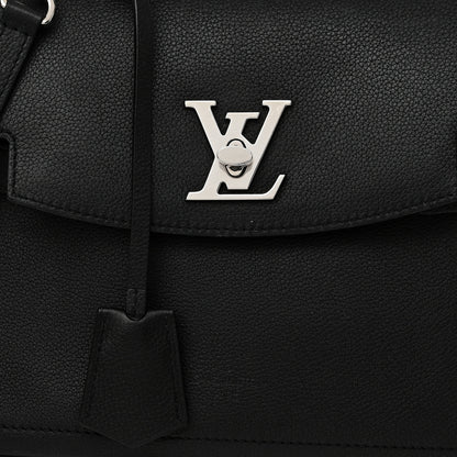 Louis Vuitton Calfskin Lockme Ever BB Black 8 of 10