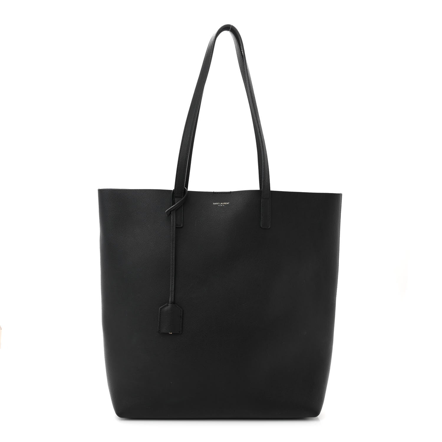 Saint Laurent Calfskin Medium Shopping Tote Black 1 of 12