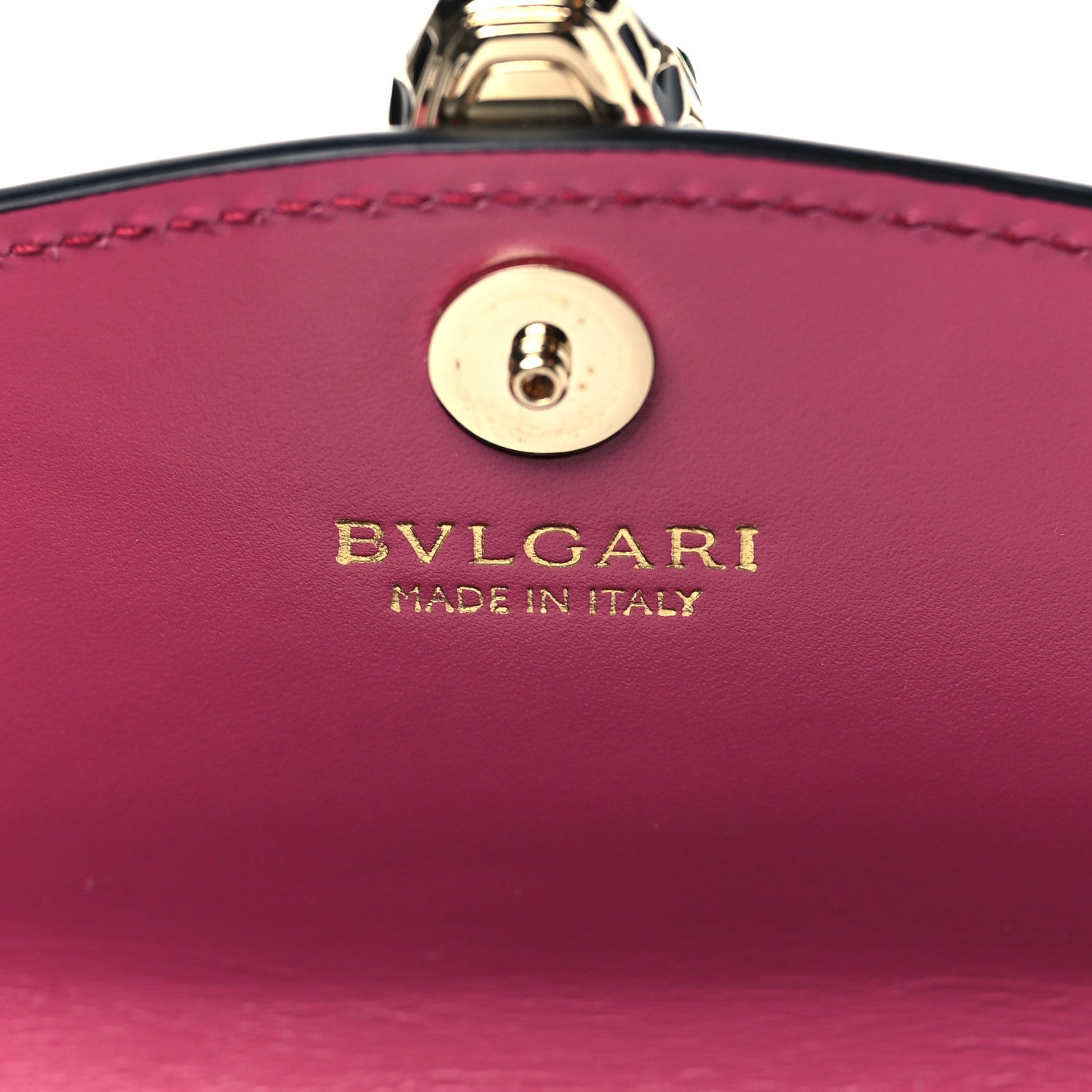 Bulgari Calfskin Serpenti Forever Crossbody Bag Plum 6 of 7