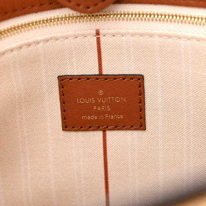 Louis Vuitton Canvas Calfskin Monogram On My Side PM Caramel Tan 6 of 10