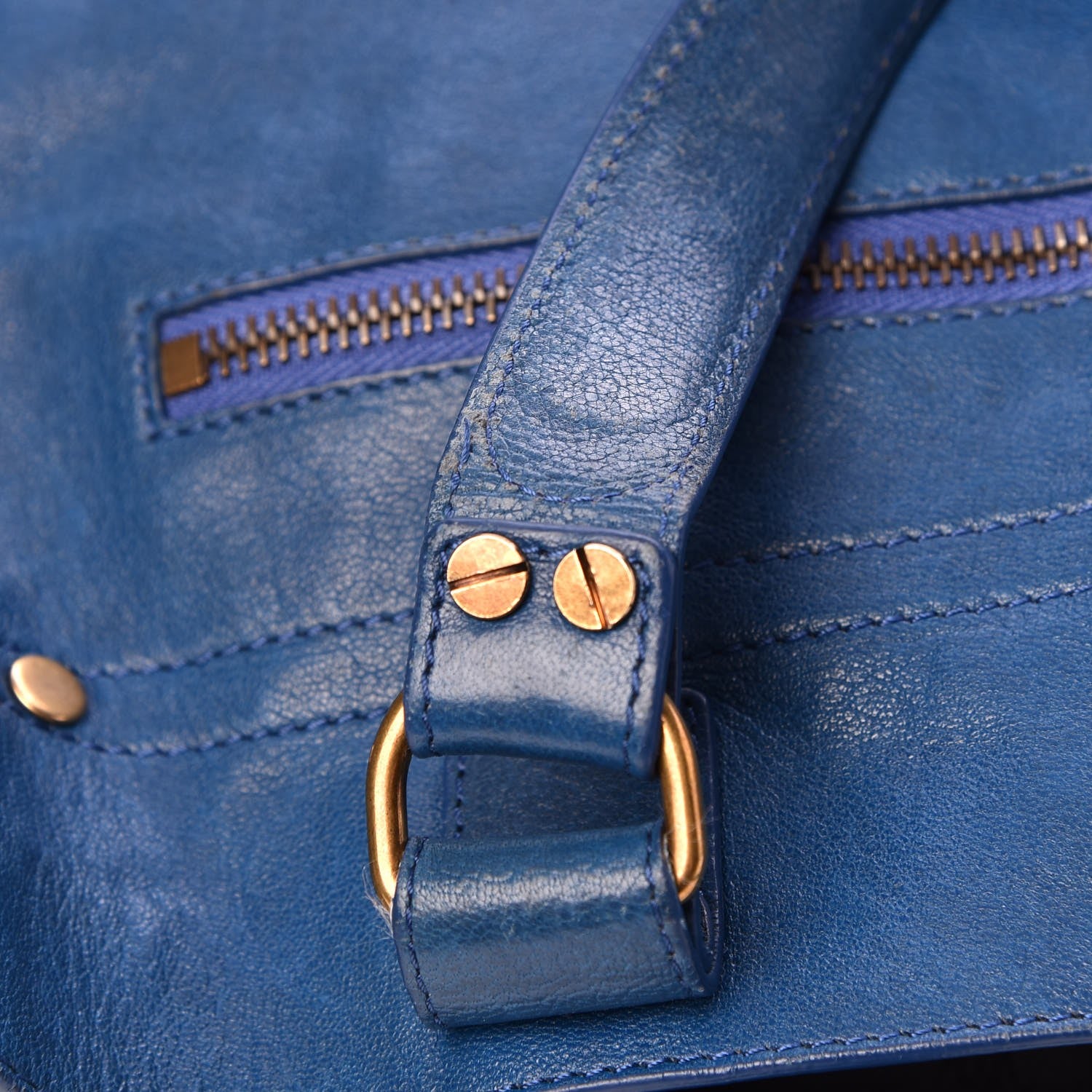 Proenza Schouler Lambskin PS1 Tote Peacock 9 of 12