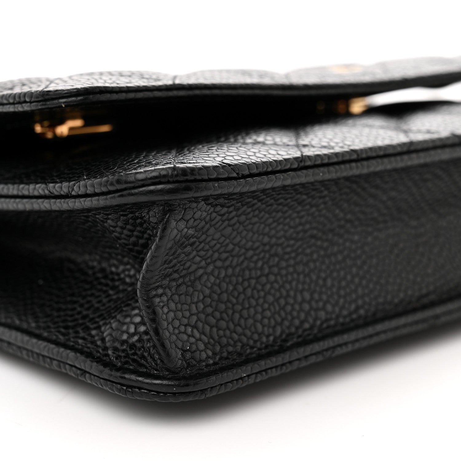 Chanel Caviar Quilted Wallet on Chain WOC Black 10 of 12