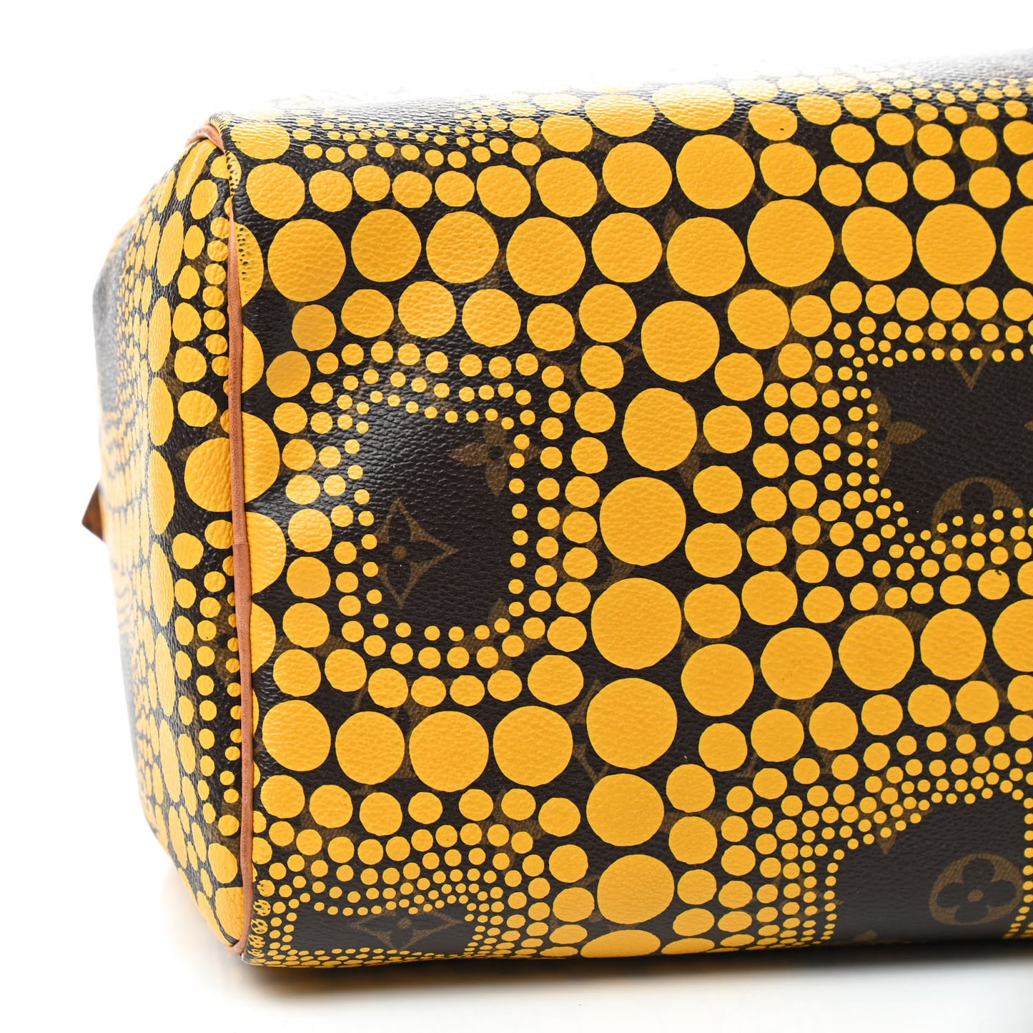 Monogram Kusama Town Speedy 30 Yellow