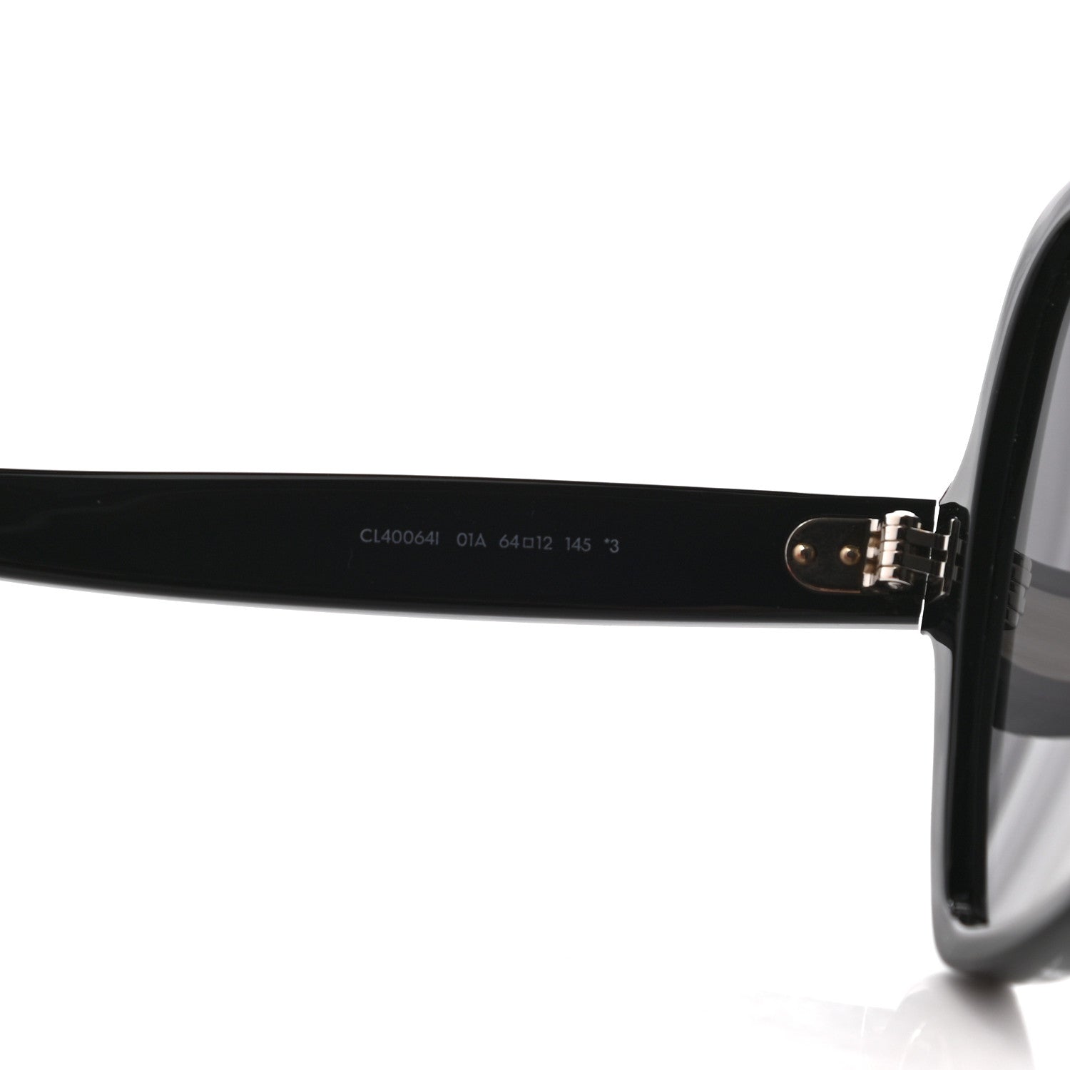 Celine Acetate Butterfly Sunglasses CL40064I Black 5 of 8
