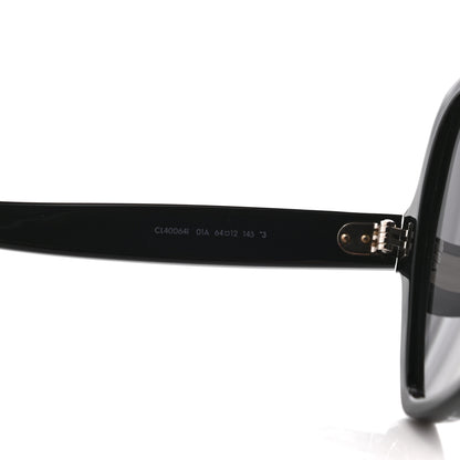 Celine Acetate Butterfly Sunglasses CL40064I Black 5 of 8