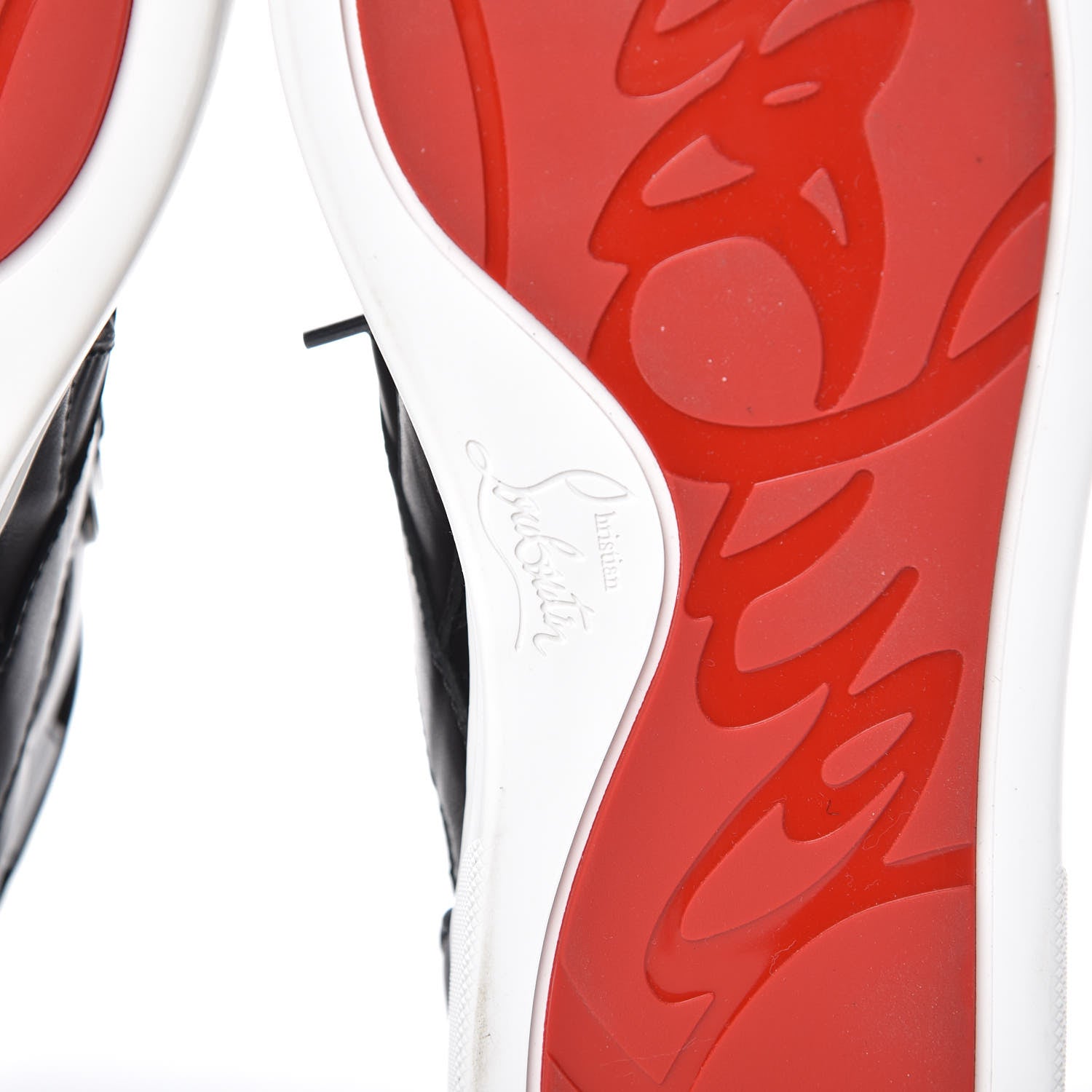 Christian Louboutin Calfskin Mens Azzedingue Sneakers 42 Black 8 of 9