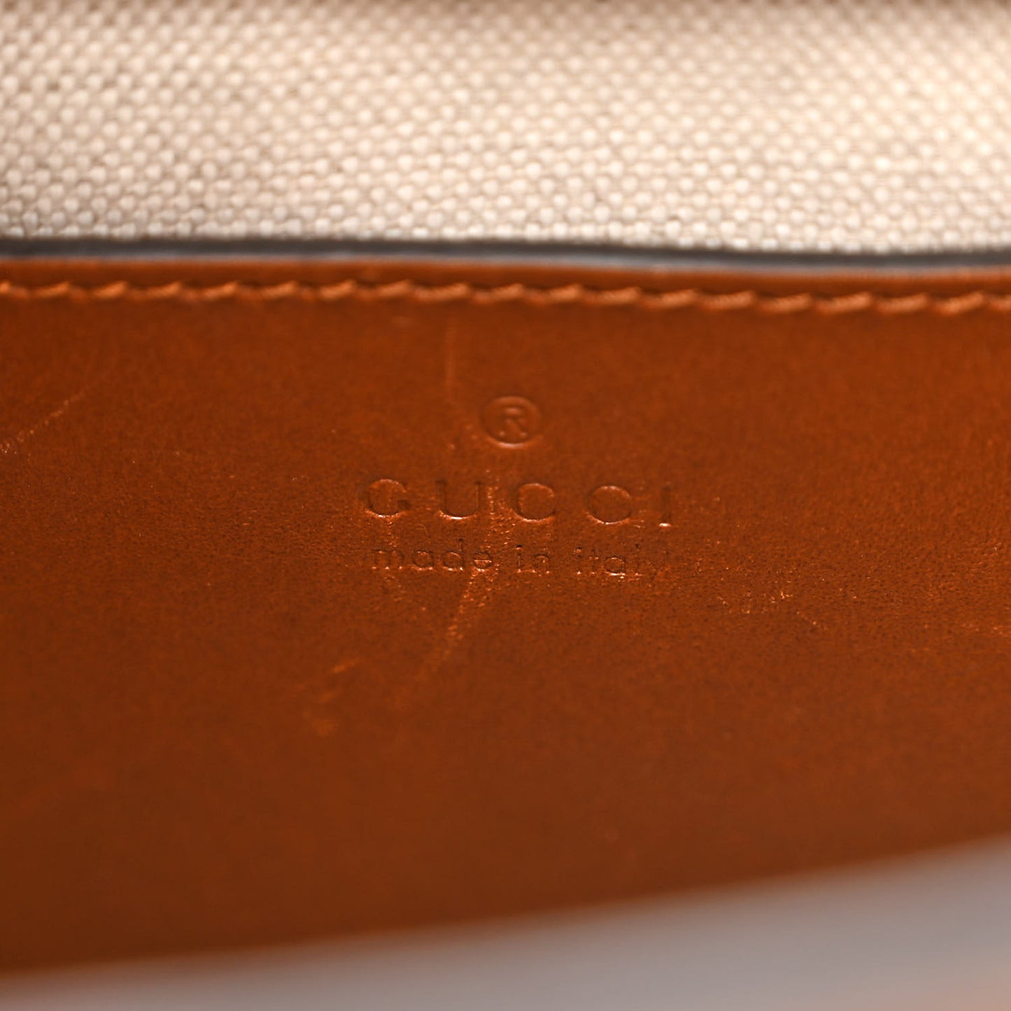 New Canvas Charisma Calfskin Crystal GG Monogram Mini Diana Tote Bag Camel Ebony