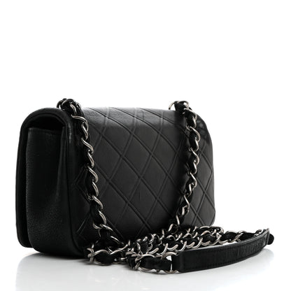 Chanel Calfskin Diamond Embossed Small New Chic Flap Black 3 of 10