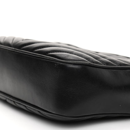 Saint Laurent Calfskin Matelasse Monogram Lou Camera Bag Black 10 of 19