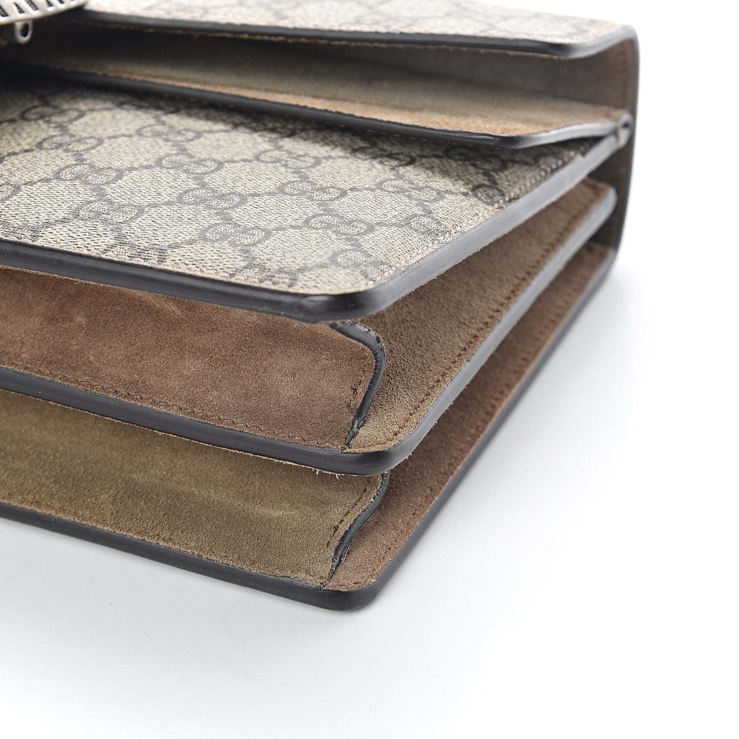 GG Supreme Monogram Small Dionysus Shoulder Bag Taupe