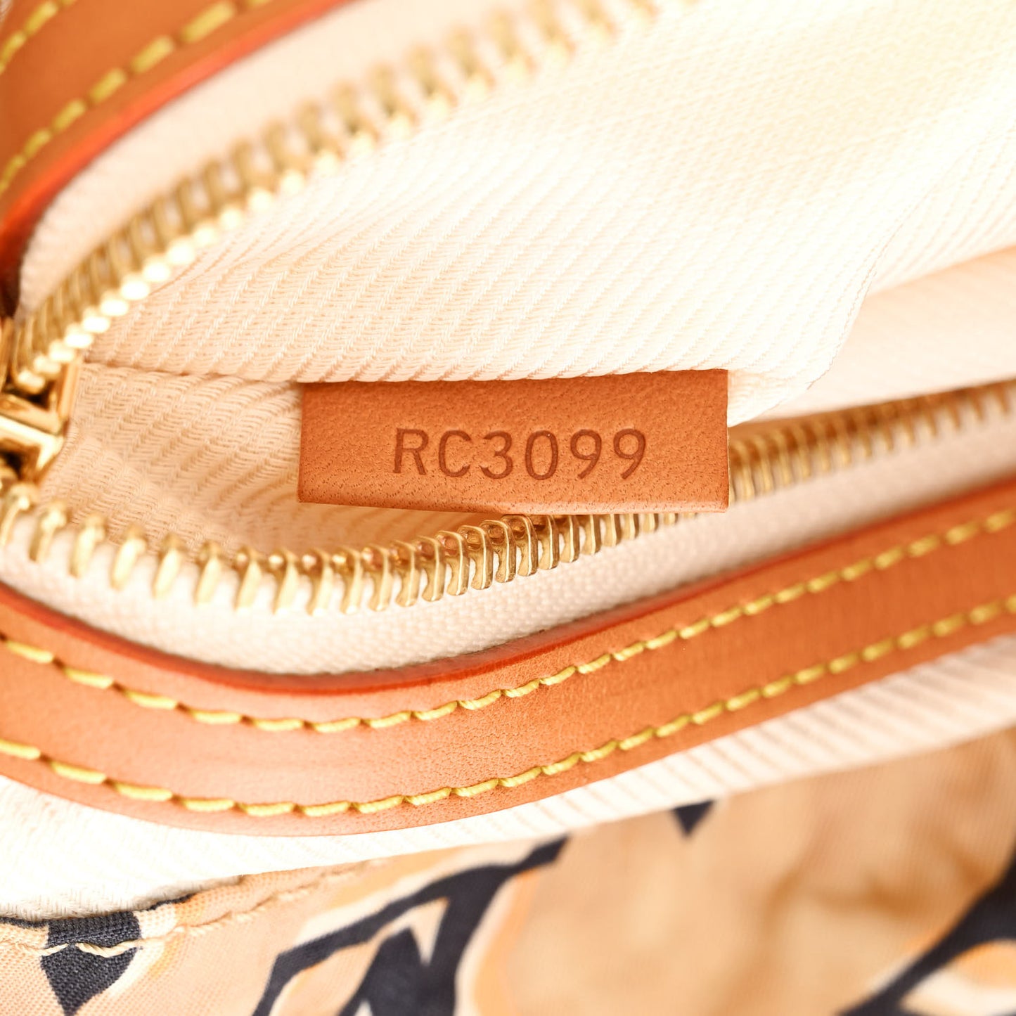Canvas Monogram Cruise Bulles MM Natural