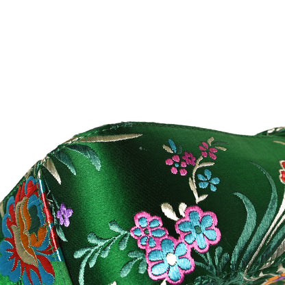 Gucci Jacquard Matelasse Floral Medium GG Marmont Shoulder Bag Green 14 of 17