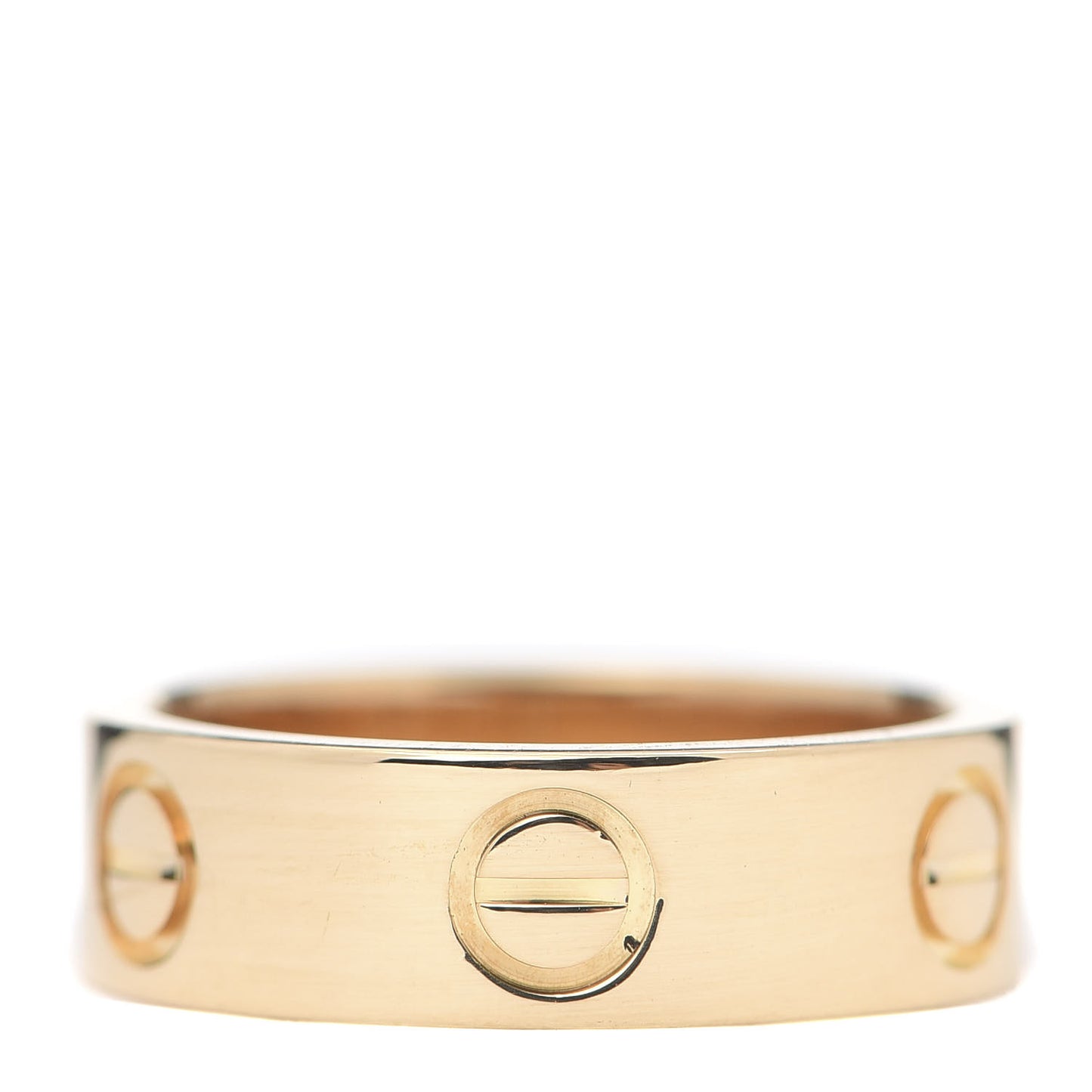 18K Yellow Gold 5.5mm LOVE Ring 49 4.75