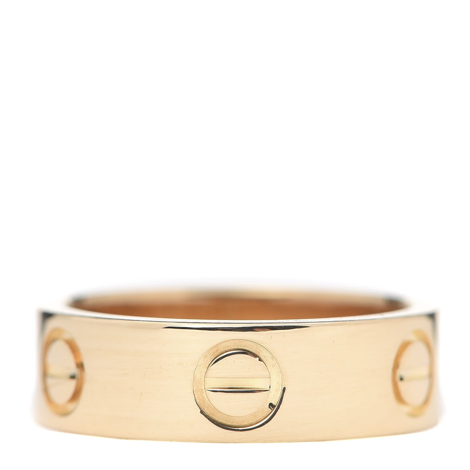 Cartier 18K Yellow Gold 5.5mm LOVE Ring 49 4.75 3 of 4