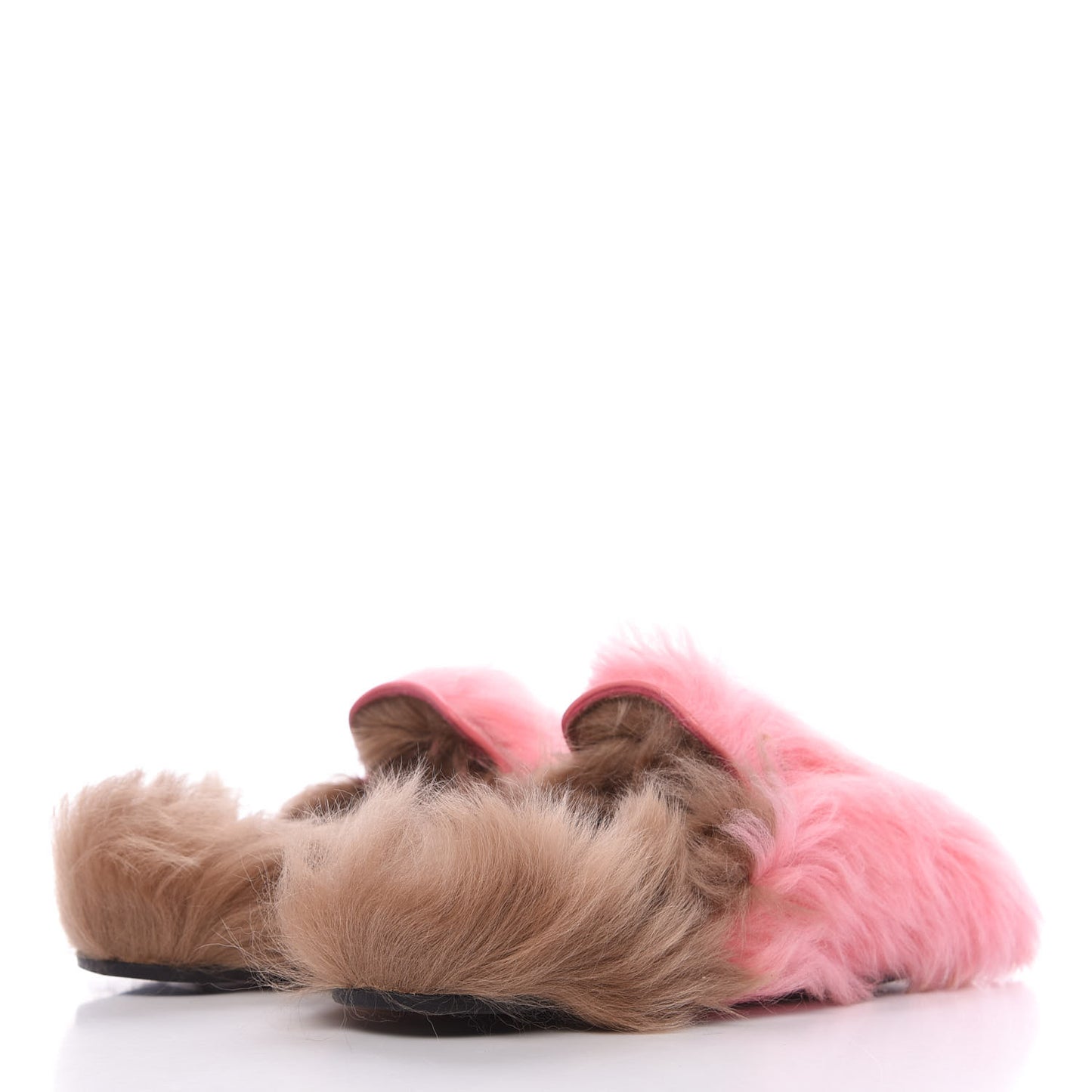 Merino Wool Womens Princetown Slippers 35.5 Pink