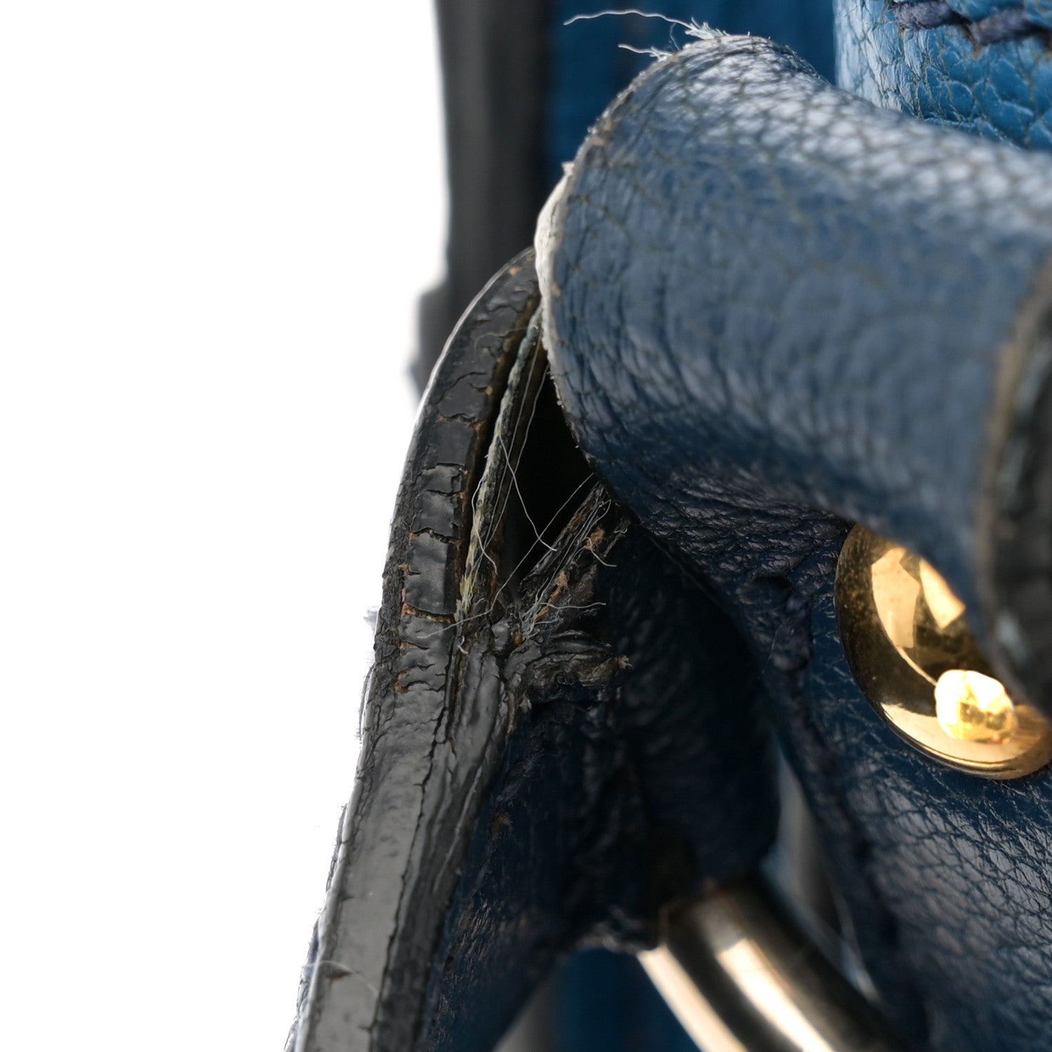 Miu Miu Madras Bicolor Shoulder Bag Marea Cobalt 13 of 15