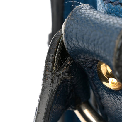Miu Miu Madras Bicolor Shoulder Bag Marea Cobalt 13 of 15