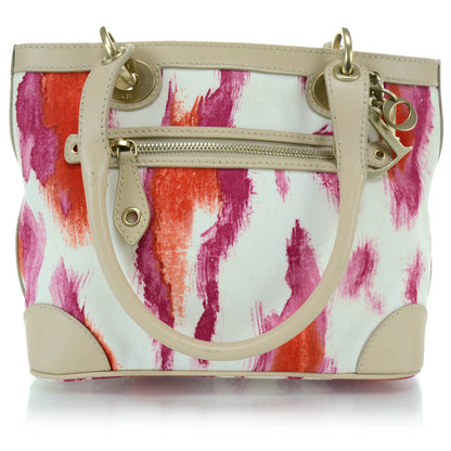 Christian Dior Canvas Leopard Print St Tropez Tote 1 of 10
