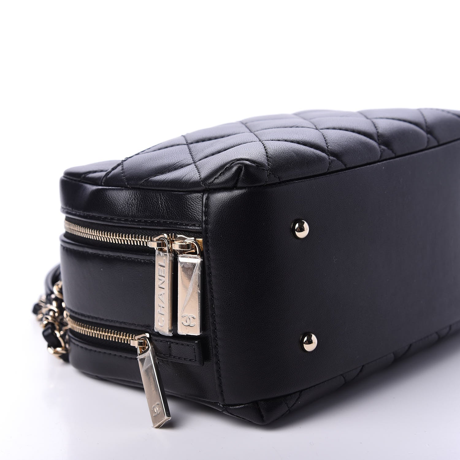 Chanel Lambskin Quilted Small Trendy CC Bowling Bag Black 7 of 12