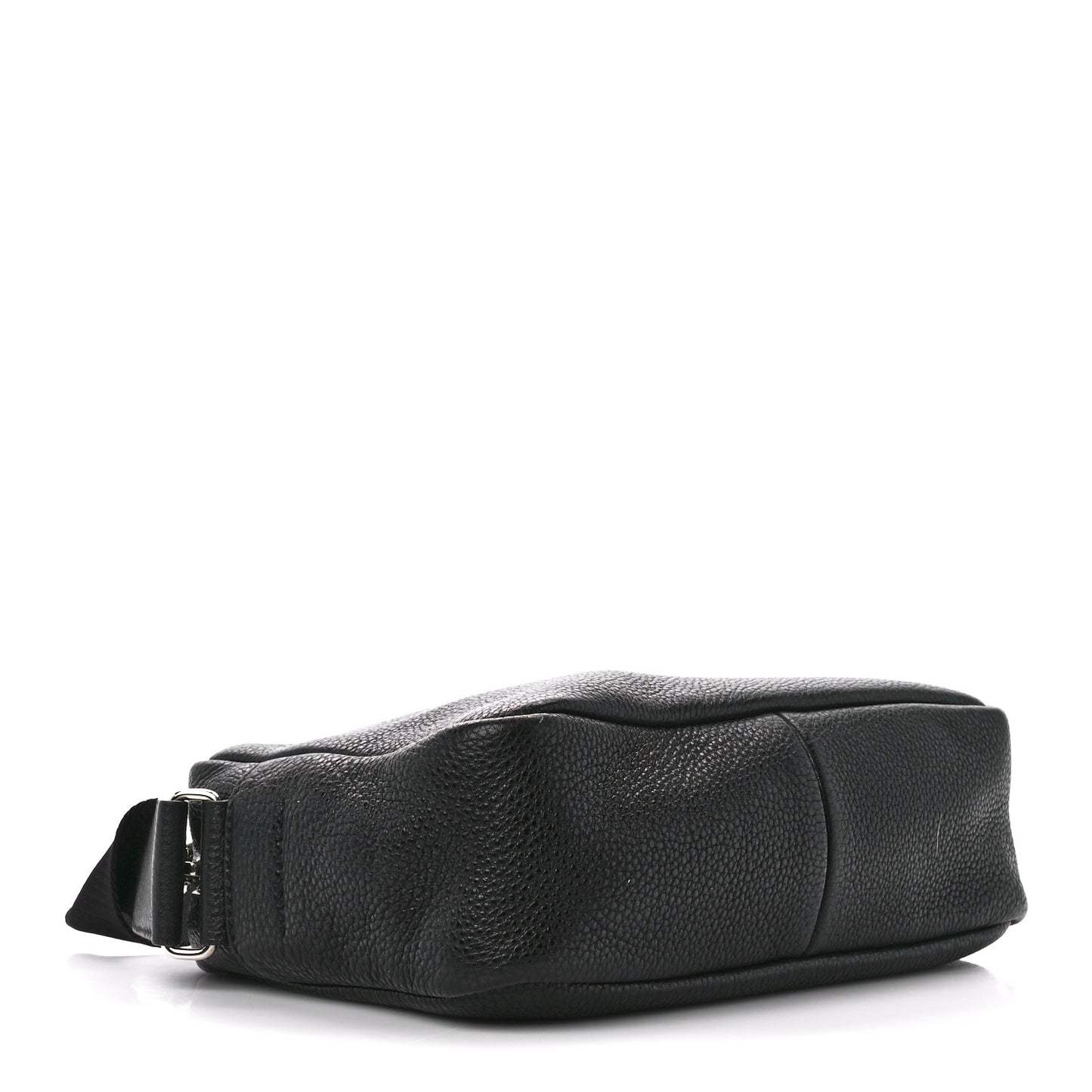 Vitello Daino Camera Crossbody Black