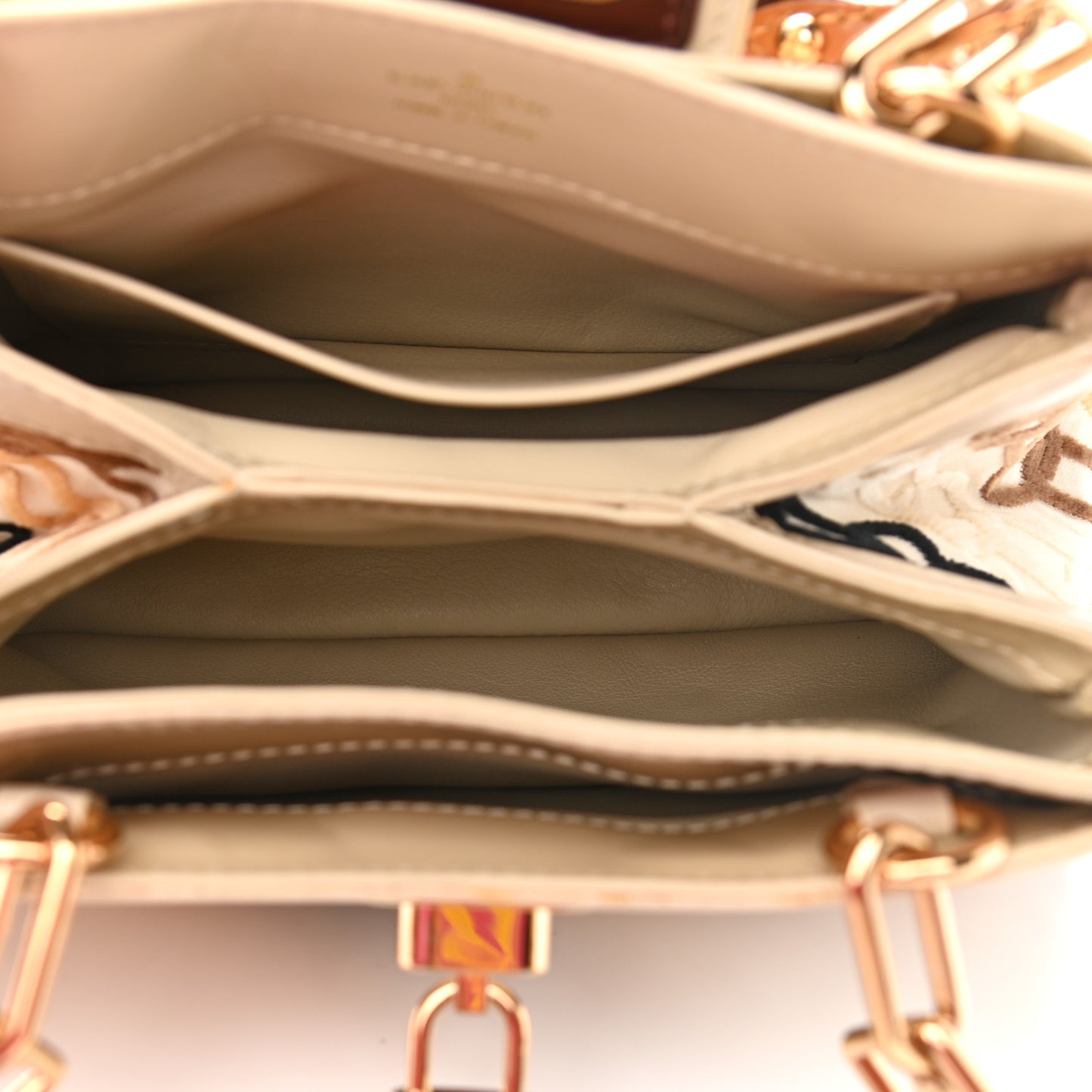Velvet Chains Mini Linda Beige