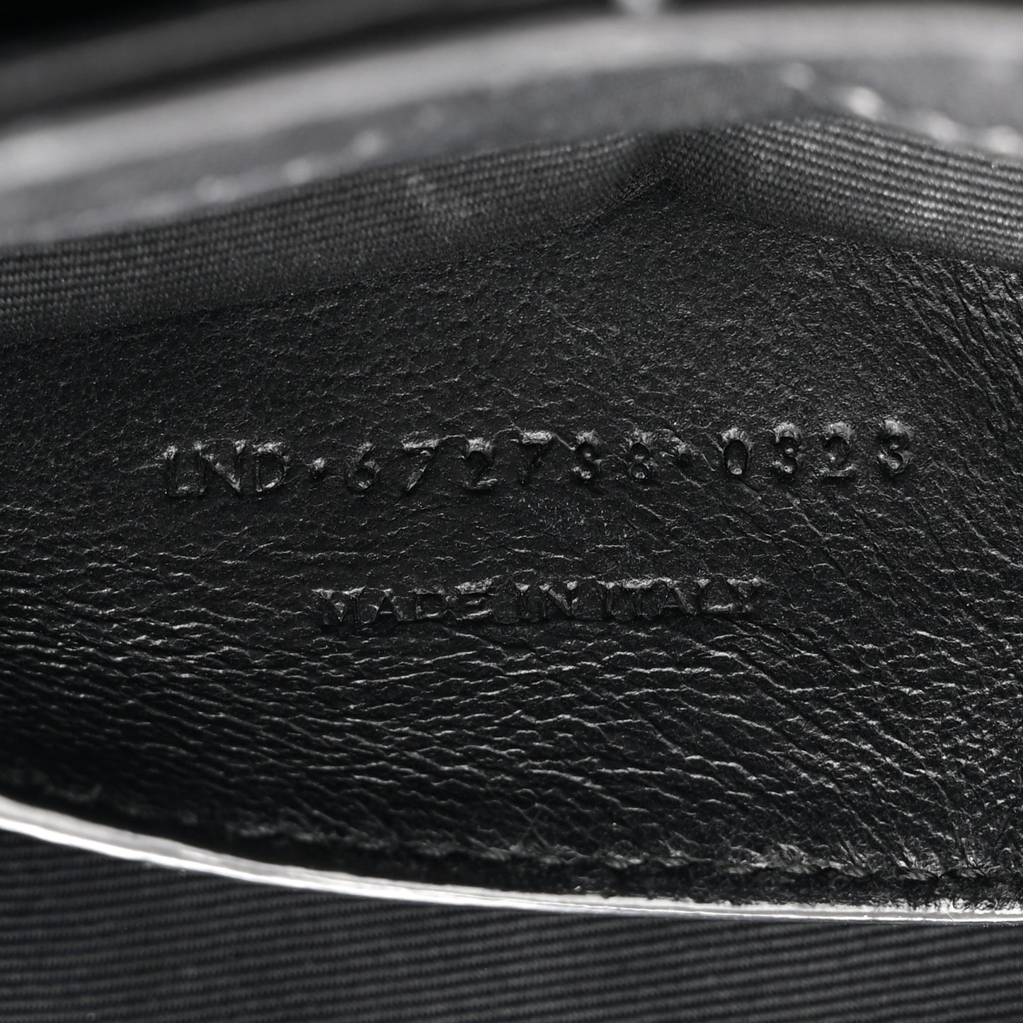 Lambskin Quilted Monogram Mini Nolita Black