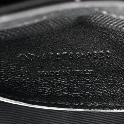 Saint Laurent Lambskin Quilted Monogram Mini Nolita Black 7 of 10